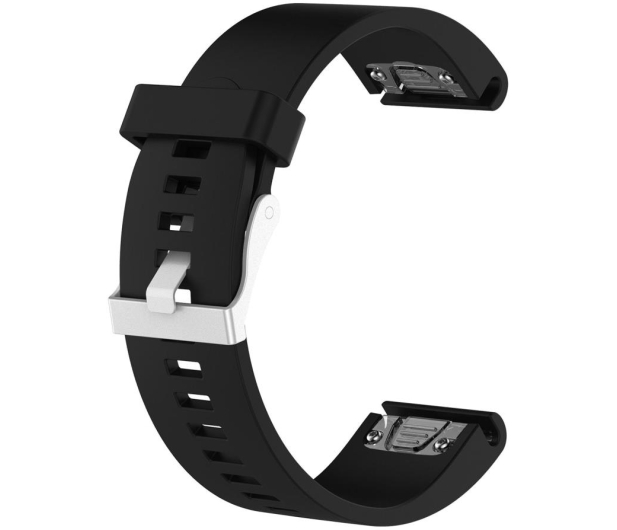 FIXED Silicone Strap do Garmin Fenix QuickFit black (20mm) FIXSST-QF20MM-BK - 1128305 - zdjęcie 2